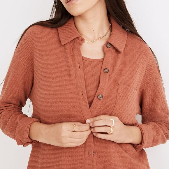 Madewell Textured Shirt Jacket - Picture 1 of 3